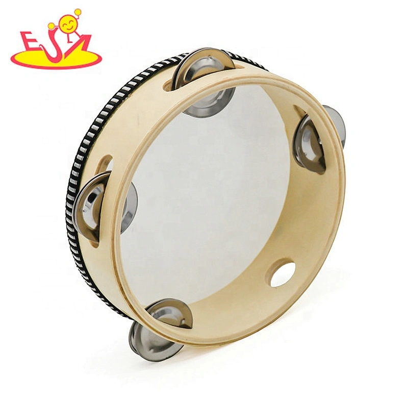 2020 wholesale educational musical wooden toy drum kit for toddlers W07F032