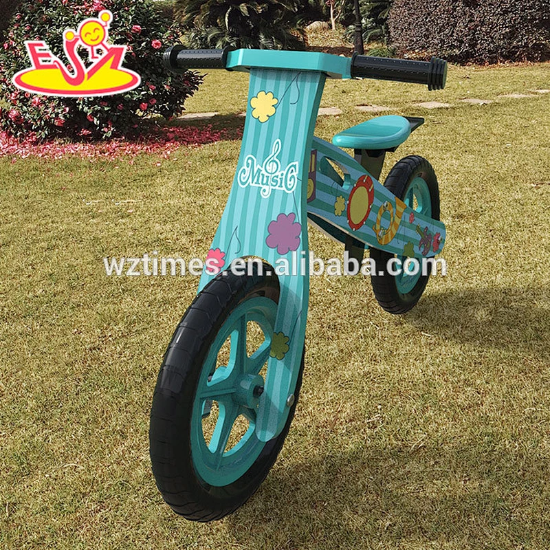 2018 Wholesale original work children wooden balance bikes for boys W16C178