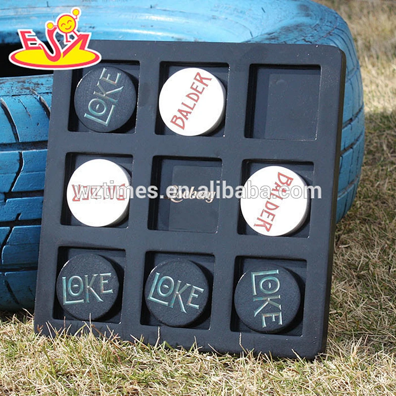 2018 wholesale kids toy wooden tic tac toe game new design children toy wooden tic tac toe game funny tic tac toe game W01B037