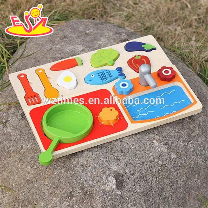 wholesale preschool play food wooden cooking toys new design wooden cooking toys for kids W10B187