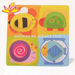 wholesale baby wooden 3d animal puzzle funny kids wooden 3d animal puzzle wooden 3d animal puzzle W14L003