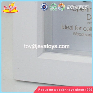 Wholesale simple style white household wooden light photo frame W09A024