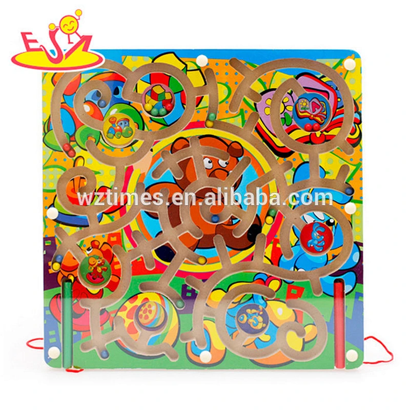 2018 wholesale new design maze wooden educational toys for kids top fashion wooden educational toys for kids W11H018