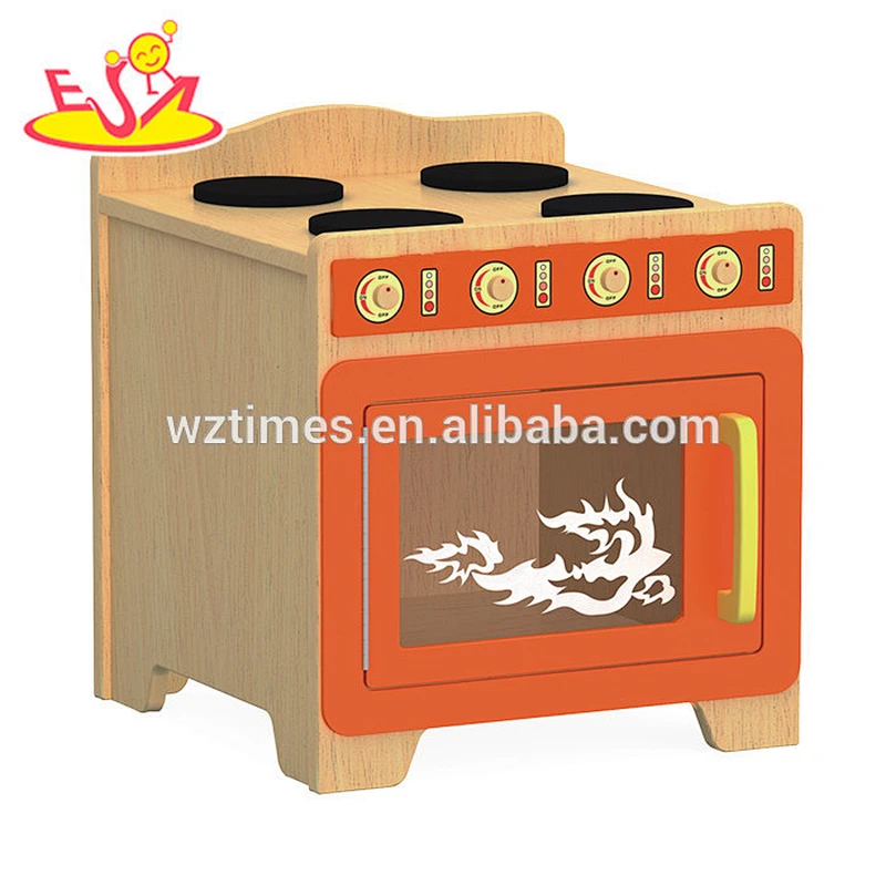 Wholesale preschool kitchen furniture toy, wooden pretend kitchen toy, best design children wooden pretend kitchen toy W10C273