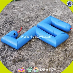 New design baby wooden snake toys for wholesale W01B035