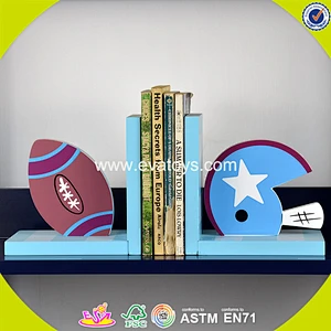 wholesale kids wooden cute bookends popular baby wooden cute bookends W08D061