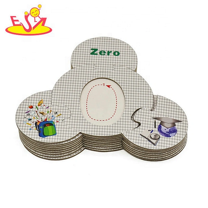 2019 New arrival preschool wooden maths puzzles for kids W14B108