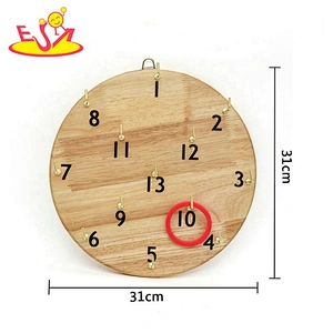 wholesale funny kids wooden quoit boards for wall hanging W01D019