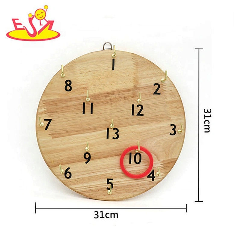 wholesale funny kids wooden quoit boards for wall hanging W01D019