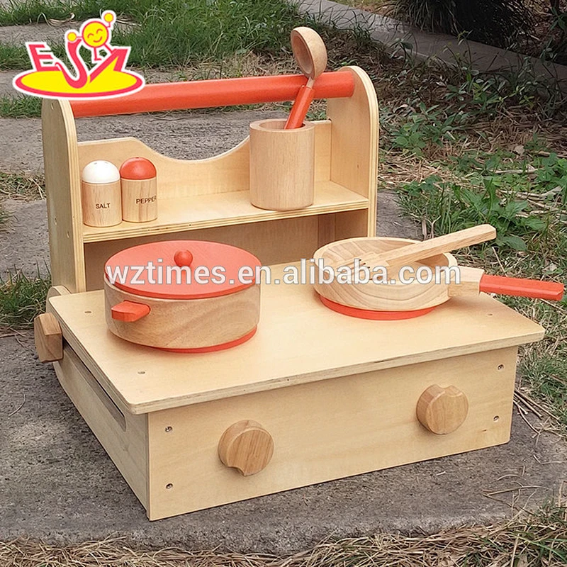 wholesale educational wooden toy kitchens for toddlers W10C193