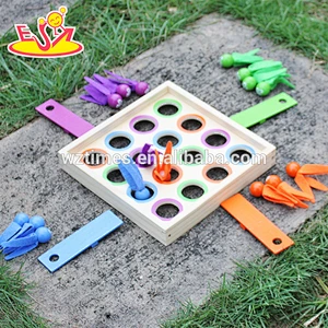 New hottest interesting fly wooden bird toss game for kids play W01B032