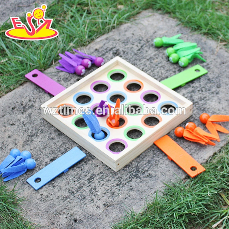 New hottest interesting fly wooden bird toss game for kids play W01B032