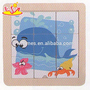 wholesale funny kids wooden fish puzzle toy popular children wooden fish puzzle toy W14C203