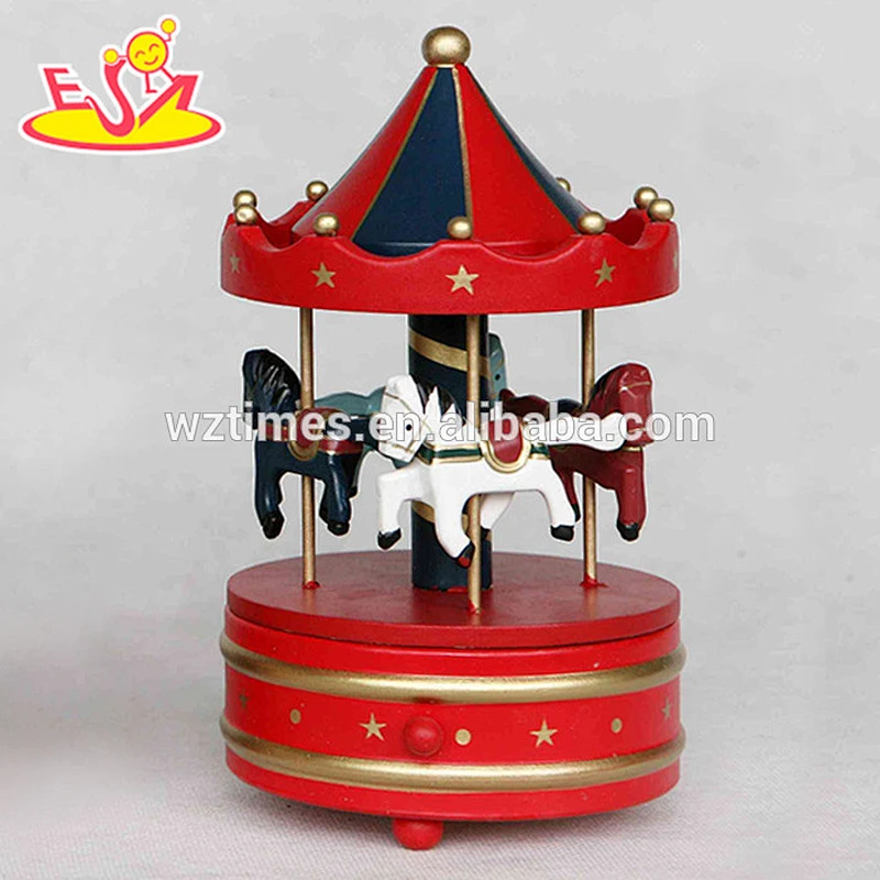 wholesale baby wooden music box for Christmas gift W07B008C