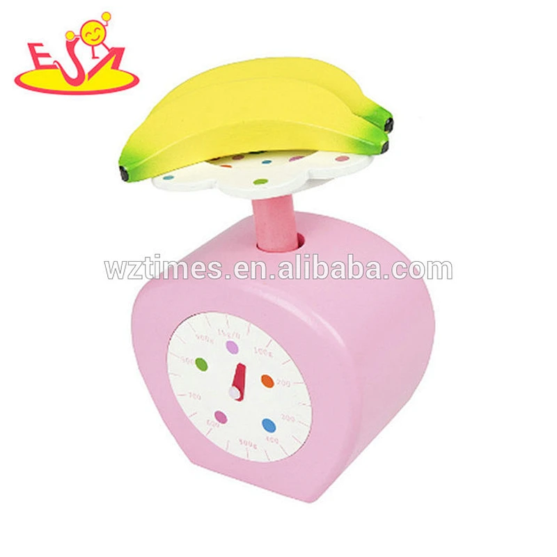 New arrival kids wooden play kitchen accessories with blender, toaster and scale W10D186