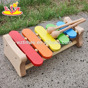 2018 New design baby wooden xylophone toy funny kids wooden xylophone toy best sale children wooden xylophone toy W07C048