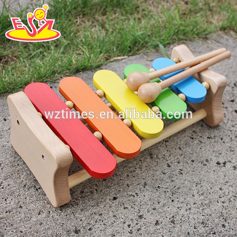2018 New design baby wooden xylophone toy funny kids wooden xylophone toy best sale children wooden xylophone toy W07C048
