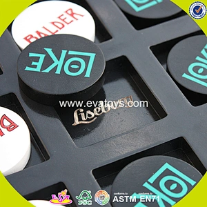 wholesale kids toy wooden tic tac toe for fun W01B036