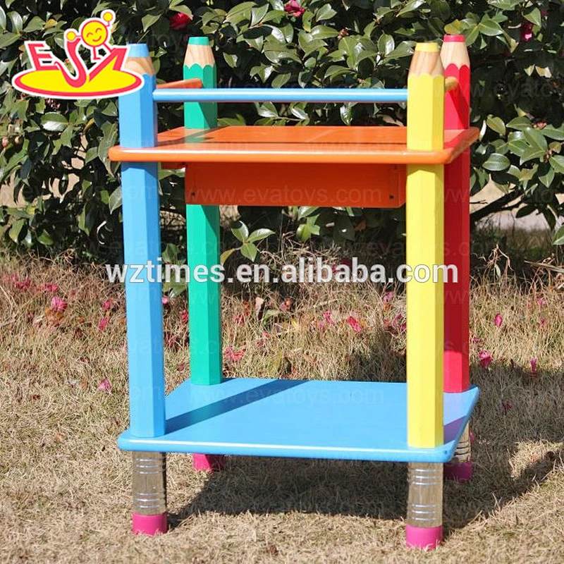 Wholesale top sale baby wooden 2 layer shelf used in home or kindergarten W08C060
