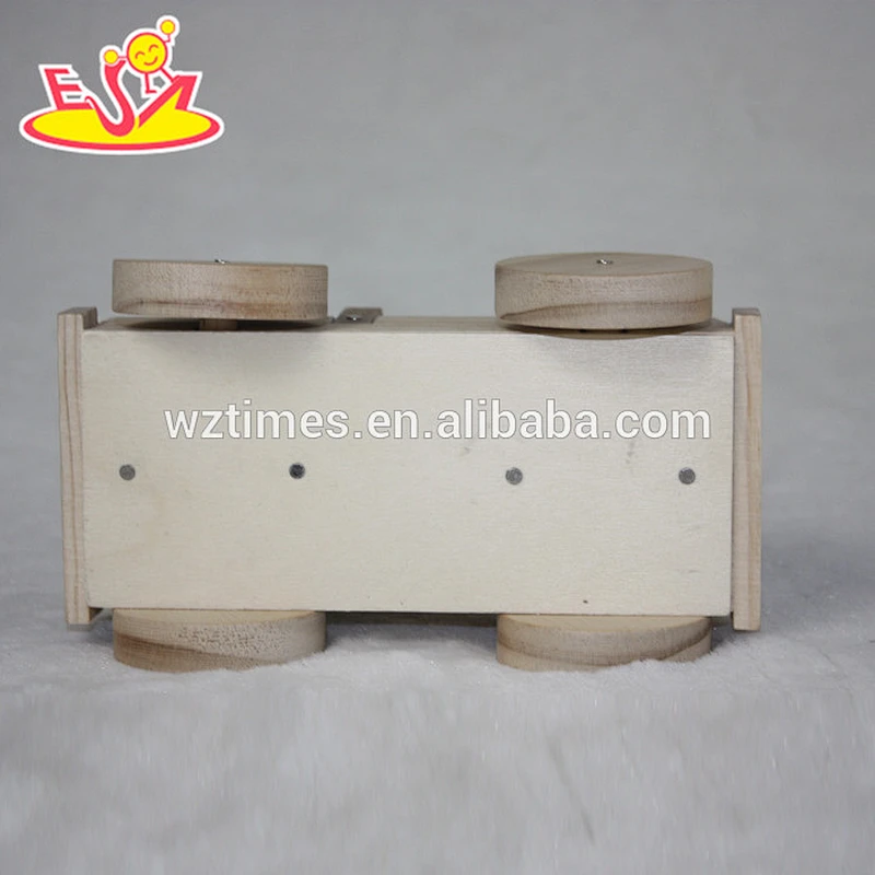 2018 new products educational wooden kids diy toy W03B051
