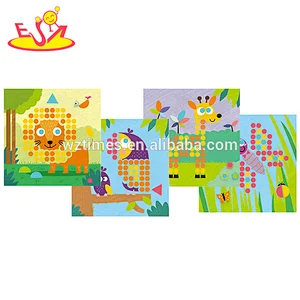 hottest educational wooden animal shaped puzzles as children W14D031