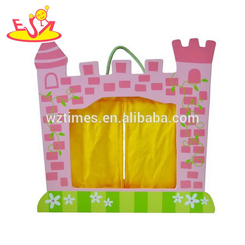 wholesale funny wooden puppet theater for kids best wooden puppet theater for kids W10D138