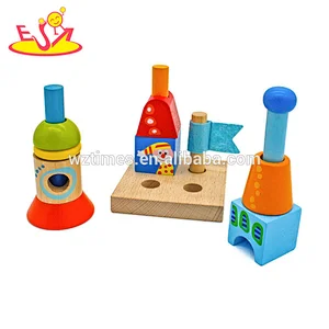 Best educational wooden construction building toys for children W13A152
