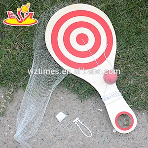 wholesale new fashion baby wooden beach racket high quality kids wooden beach racket W01A139