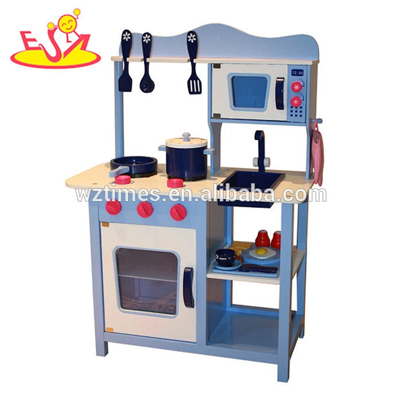 2018 Neues Design Holzkinder spielen Küche beliebtesten Holzkinder spielen Küche besten Verkauf Holzkinder spielen Küche W10C045