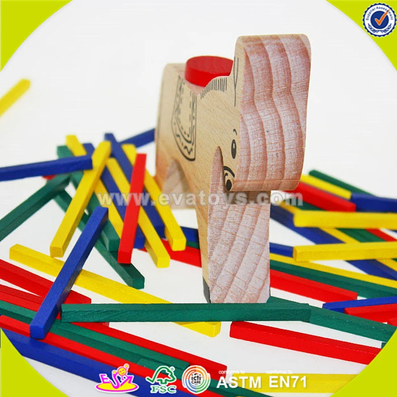wholesale colorful funny wooden balance toy for kids,horse design children wooden balance toy,best wooden balance toy W13D075