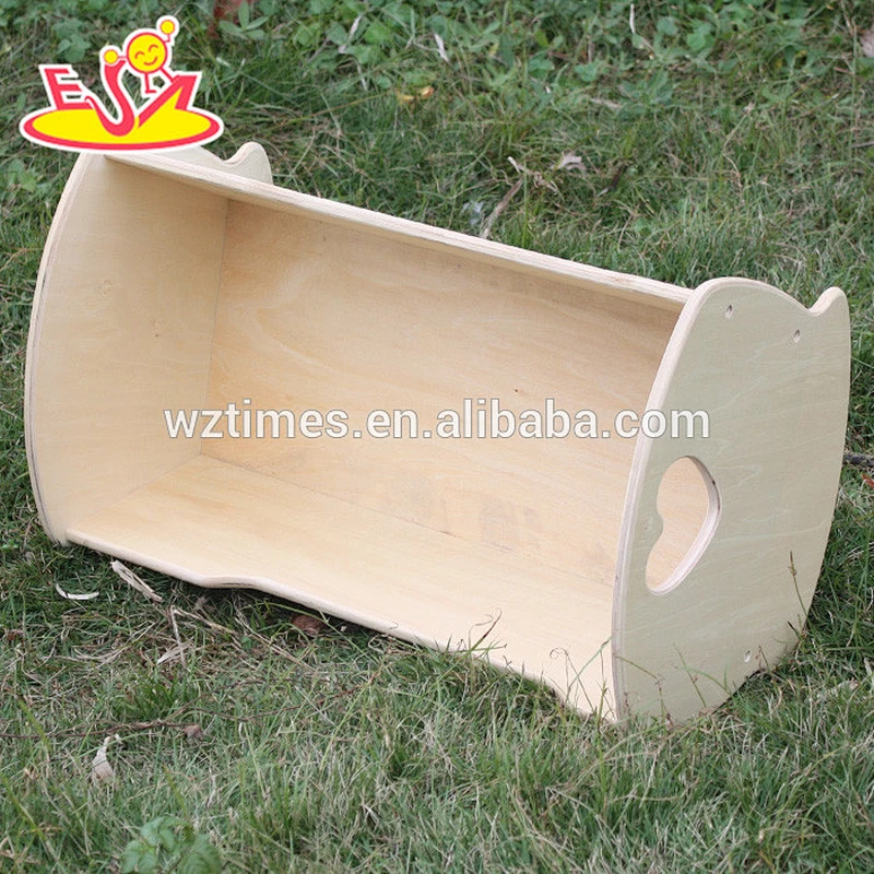 wholesale kids toy wooden doll bed,burlywood children toy wooden doll bed,cheap baby toy wooden doll bed W06B038