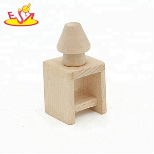 Nuevos muebles de muñecas de madera en miniatura para niños de diseño para casa de muñecas W06B071