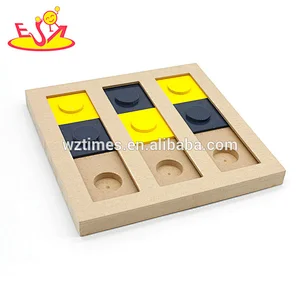Wholesale top quality wooden puppy interactive toys as hide and seek W06F069