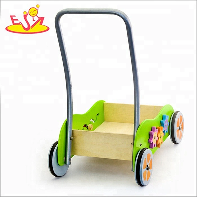 Wholesale early learning wooden mini baby walker for sale W16E001