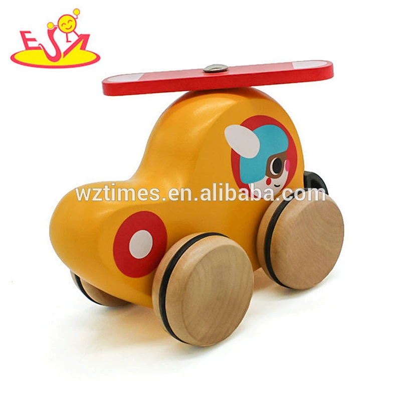 High quality kids wooden first vehicle toy for wholesale W04A380