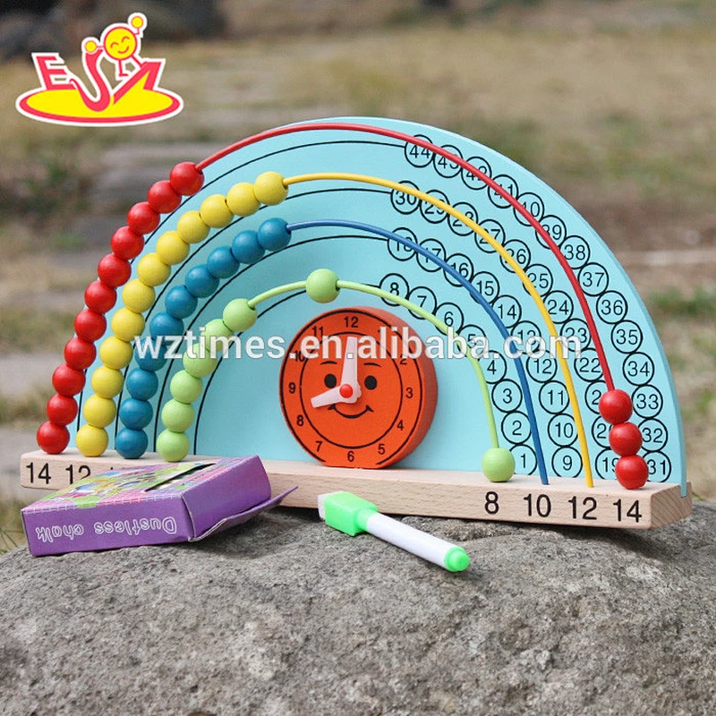 2018 educational wooden math toys with drawing board W12A019