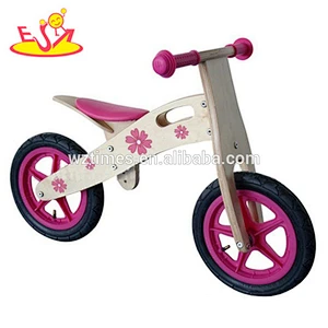 Wholesale hottest sales fashioned wooden No-Pedal bicycle for sale W16C026