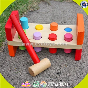 wholesale colorful kids wooden blocks box toy creative wooden blocks box toy hot toddler wooden blocks box toy W11G003