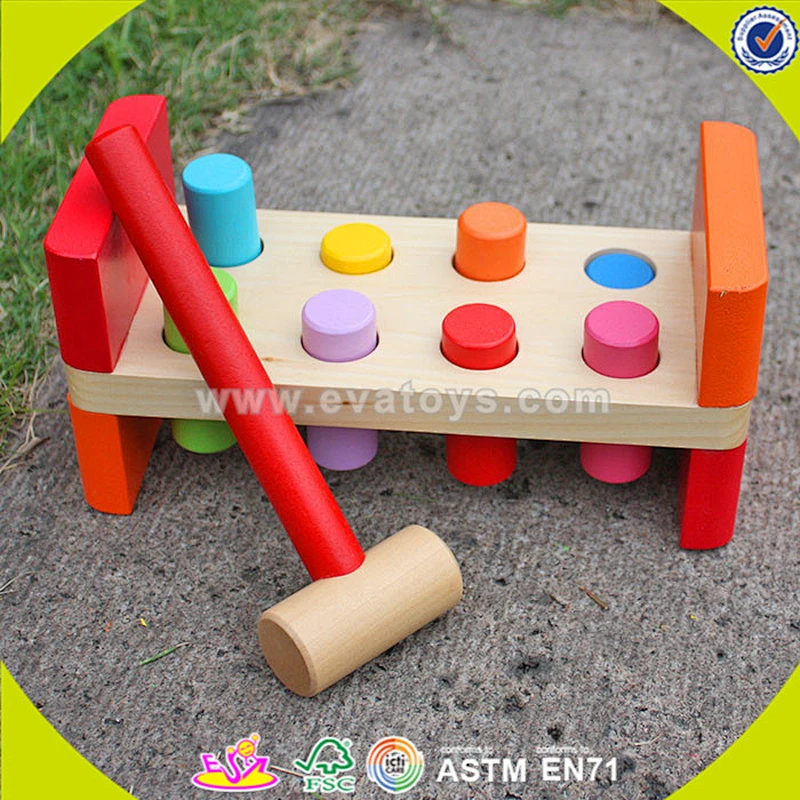 wholesale colorful kids wooden blocks box toy creative wooden blocks box toy hot toddler wooden blocks box toy W11G003