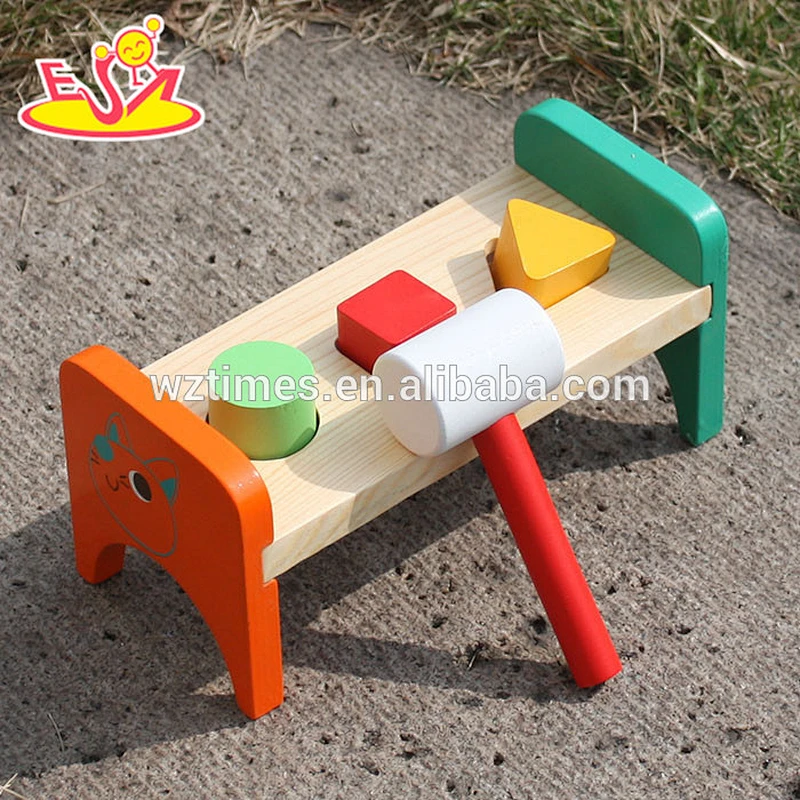 2018 wholesale wooden kids hammer toy funny wooden kids hammer toy hot sale wooden kids hammer toy W11G026