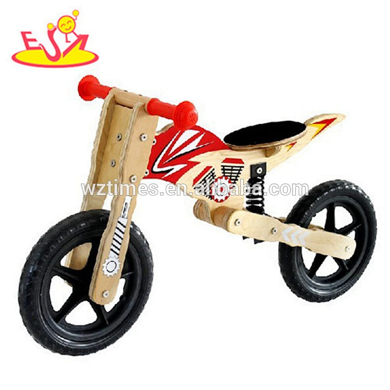 Wholesale creative customized wooden flowers pattern bike for sale W16C028
