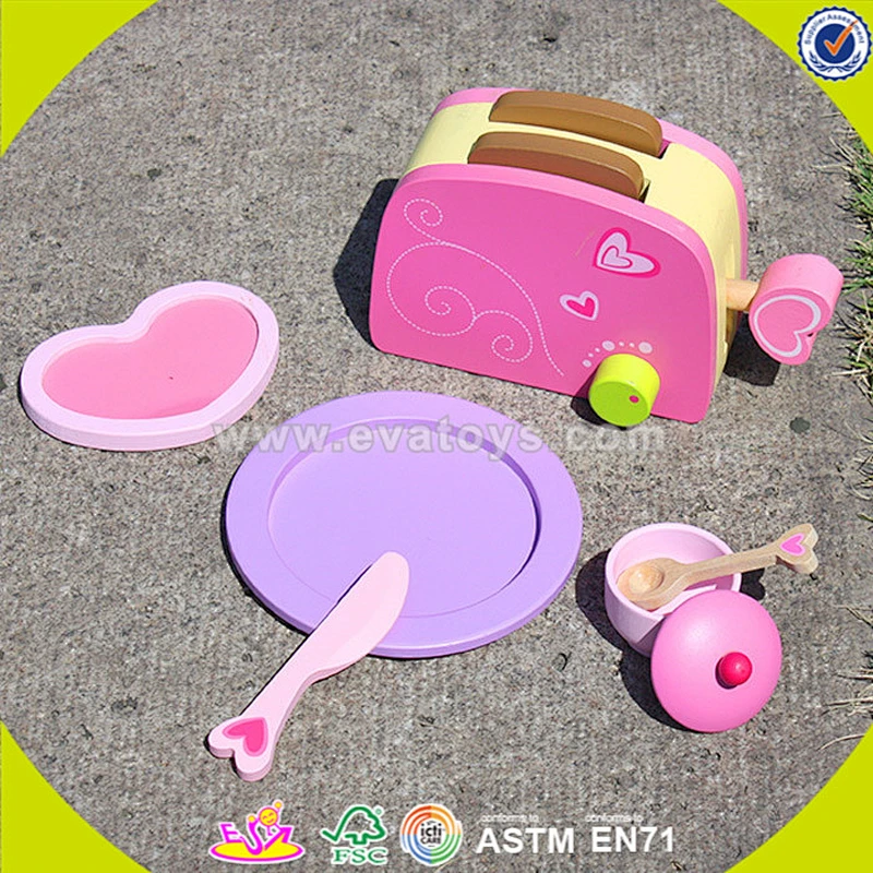 wholesale baby wooden breakfast toy , educational kids wooden breakfast set toy, funny child wooden breakfast toy W10B109