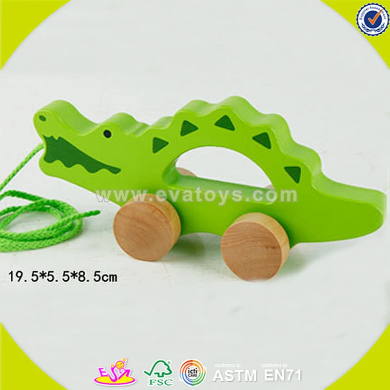 Wholesale drag wooden toys popular drag wooden toys new drag wooden toys W05B082