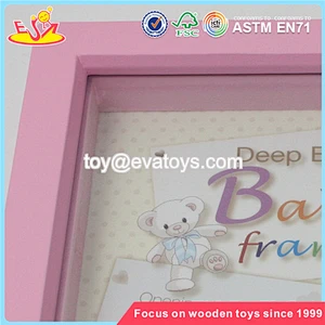 Cheapest lovely wooden pink picture frame for sale W09A019