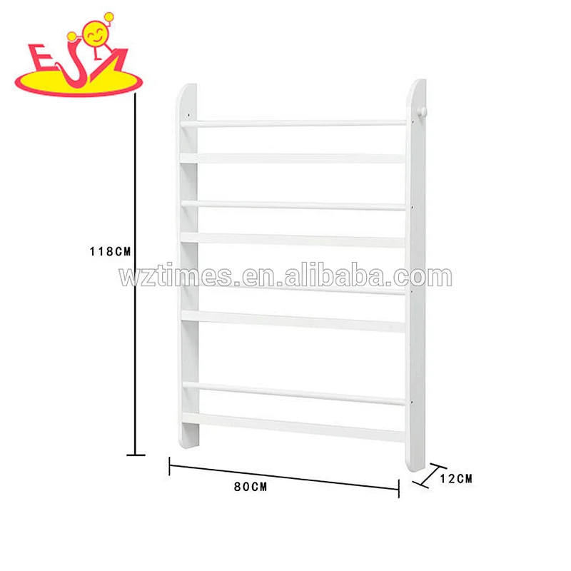 Wholesale customize modern style wooden kids storage wall bookshelf for sale W08C250