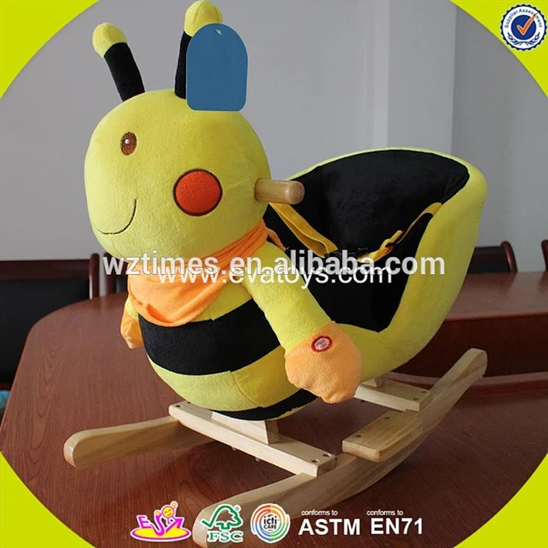 2018 wholesale wooden rocking toys for babies new design cool motorcycle wooden rocking toys for babies W16D110