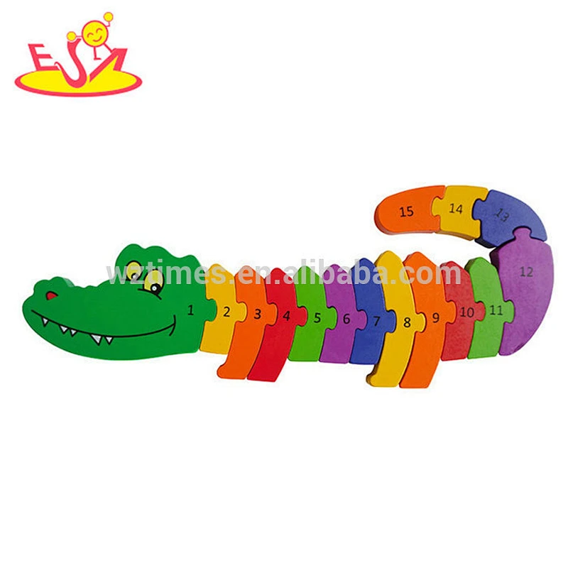 High quality kids colorful wooden 3d owl puzzle for wholesale W14D064