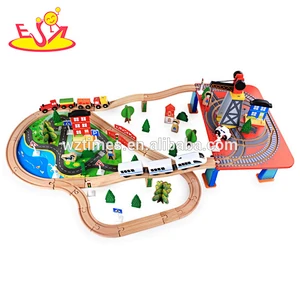 2018 new style wooden model cars vehicles train for kids W04C149
