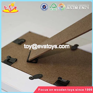 New design beautiful white home decoration wooden picture frame W09A030