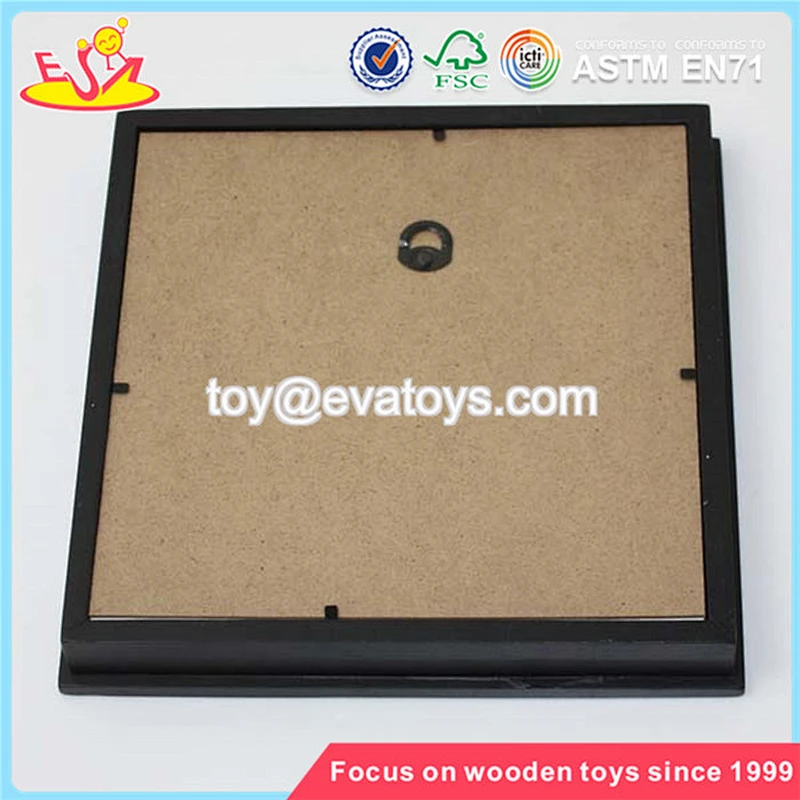 Wholesale special home decoration wooden black craft photo frame W09A020